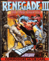 Renegade III the Final Chapter Commodore 64  box art