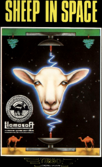 Sheep in Space Commodore 64  box art