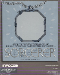 Sorcerer Commodore 64  box art