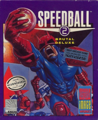 Speedball 2 Brutal Deluxe Commodore 64 US box art