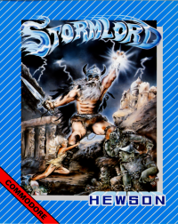 Stormlord Commodore 64 US box art