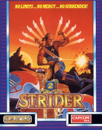 Strider II Commodore 64  box art