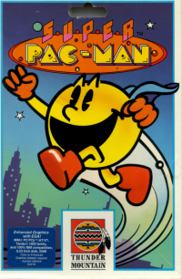 Super Pac-Man Commodore 64  box art