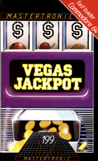 Vegas Jackpot Commodore 64 US box art