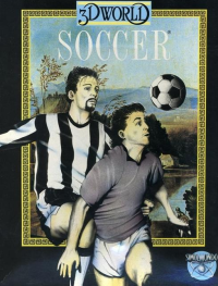 3D World Soccer Amiga US box art