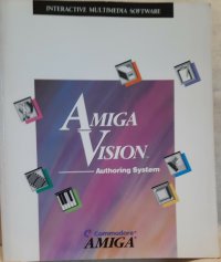 Amiga Vision Authoring System Amiga US box art