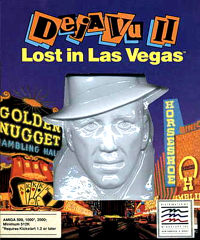 Deja Vu II: Lost In Las Vegas Amiga US box art