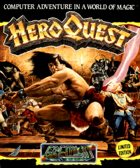 Hero Quest Amiga  box art