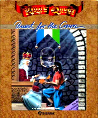 King's Quest 1: Quest for the Crown Amiga  box art
