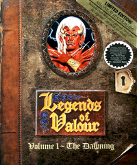 Legends Of Valour: The Dawning Amiga US box art