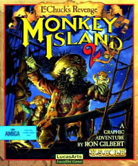 Monkey Island 2: LeChuck’s Revenge Amiga US box art