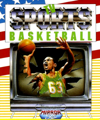 TV Sports Basketball Amiga US box art