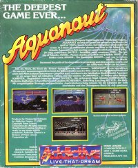 Aquanaut Amiga US box art