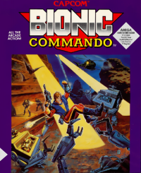 Bionic Commando Amiga US box art