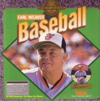 Earl Weaver Baseball Amiga US box art