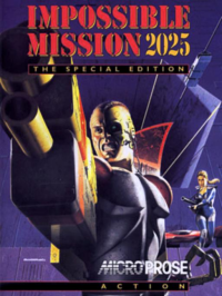 Impossible Mission 2025 Amiga box art
