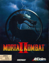 Mortal Kombat II Amiga US box art