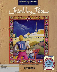 Quest For Glory II: Trial By Fire Amiga  box art