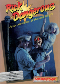 Rick Dangerous Amiga  box art
