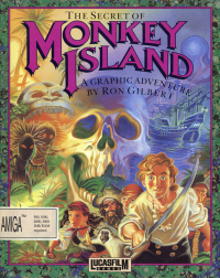 Secret of Monkey Island Amiga  box art