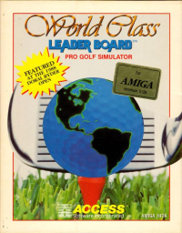 World Class Leader Board Amiga  box art