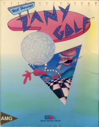 Zany Golf Amiga US box art