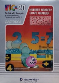 Number Nabber Shape Grabber Vic-20 US box art