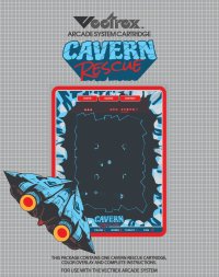 Cavern Rescue Vectrex US box art