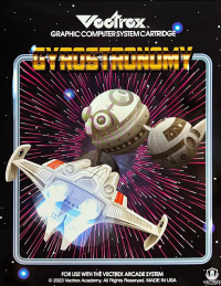 Gyrostronomy Vectrex US box art
