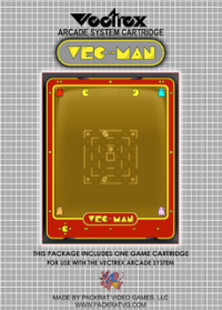 Vec-Man Vectrex  box art