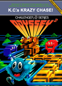 K.C.'s Krazy Chase! Magnavox Odyssey 2 US box art