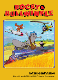 Rocky & Bullwinkle Intellivision US box art