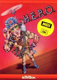 H.E.R.O PAL MSX PAL box art