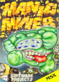 Manic Miner PAL MSX PAL box art