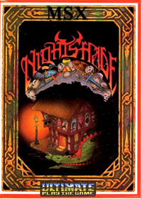 Night Shade PAL MSX PAL box art