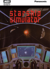 Starship Simulator PAL MSX PAL box art
