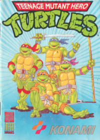 Teenage Mutant Hero Turtles PAL MSX  box art
