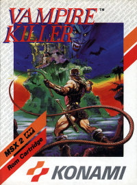 Vampire Killer PAL MSX2 PAL box art
