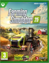 Farming Simulator 25 Xbox Series X US box art