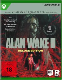 Alan Wake II: Deluxe Edition Xbox Series X US box art