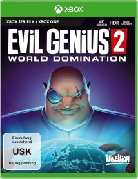 Evil Genius 2 World Domination Xbox Series X US box art