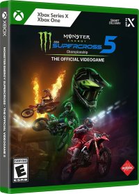 Monster Energy Supercross 5 Xbox Series X US box art