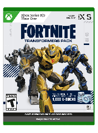 Fortnite Transformers Pack Xbox Series X US box art