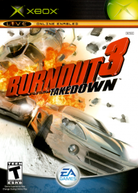 Burnout 3: Takedown PAL Xbox PAL box art