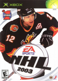 NHL 2003 PAL Xbox PAL box art