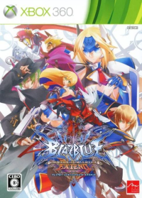 BLAZBLUE Continuum Shift Extend JP Xbox 360 JP box art
