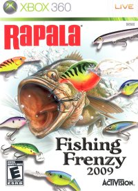 Rapala Fishing Frenzy 2009 Xbox 360 US box art