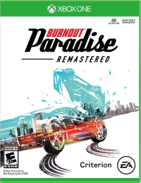 Burnout Paradise Remastered PAL Xbox One PAL box art
