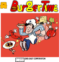 BurgerTime Famicom Disk System JP box art