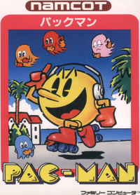 Pac-Man Famicom Disk System JP box art